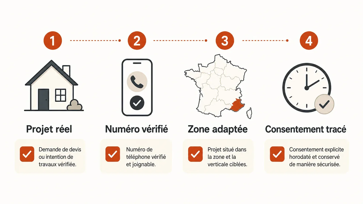 Checklist en quatre étapes pour vérifier un lead de rénovation énergétique