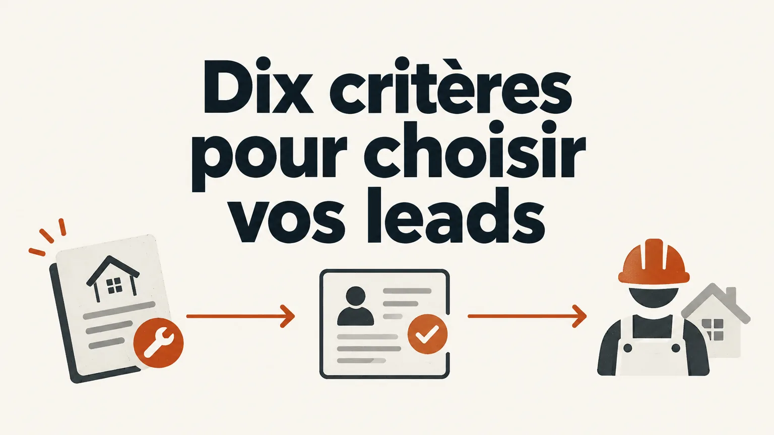 Parcours d’une demande de travaux vers un lead qualifié et un professionnel