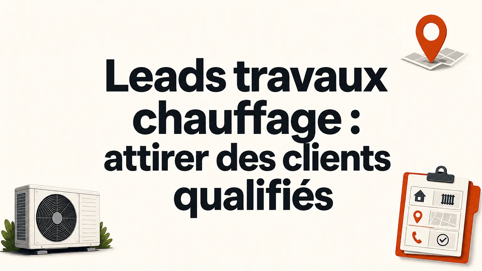 Illustration d’un installateur recevant une demande qualifiée pour une pompe à chaleur