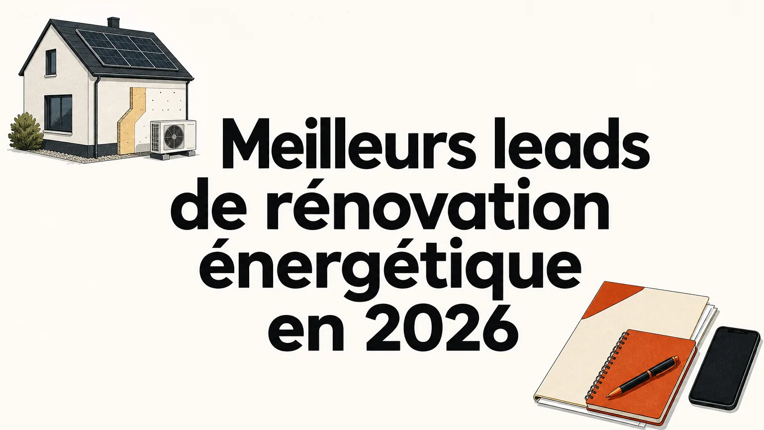 Maison rénovée et éléments de qualification de prospects énergétiques