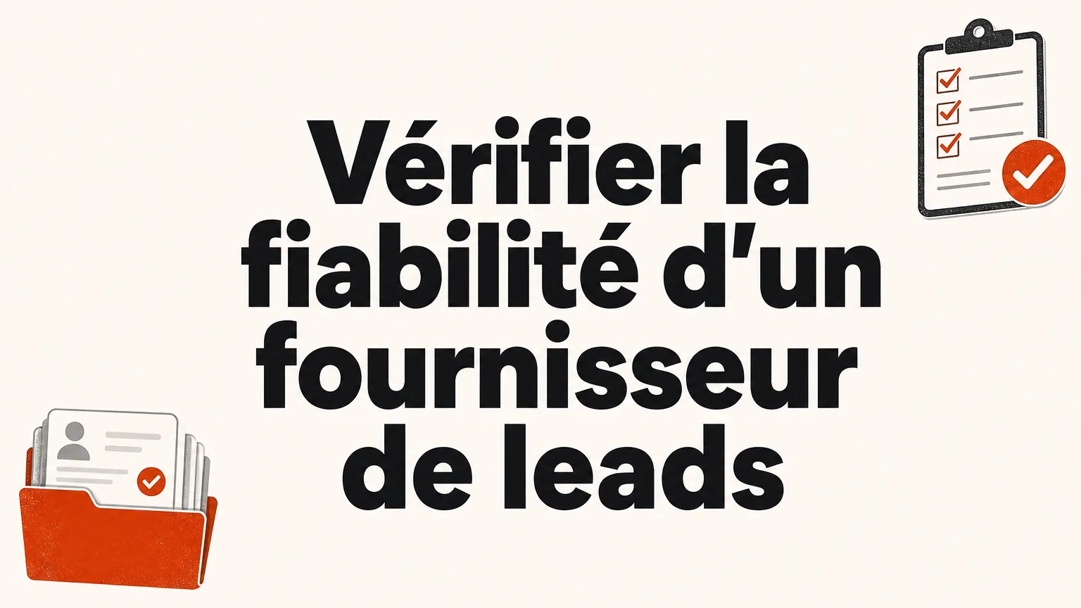 Illustration des critères de confiance pour un fournisseur de leads exclusifs qualifiés
