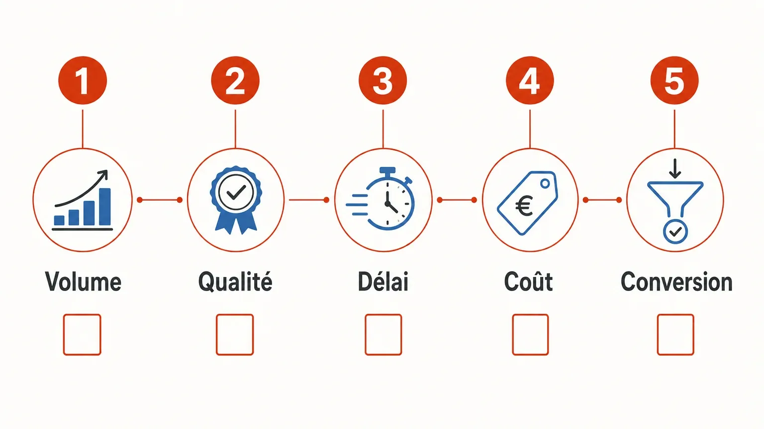 Checklist en cinq étapes pour construire un tableau de bord de suivi des leads