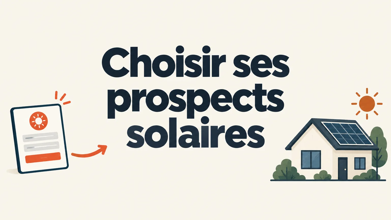 Illustration d’une demande de projet solaire transformée en contact commercial