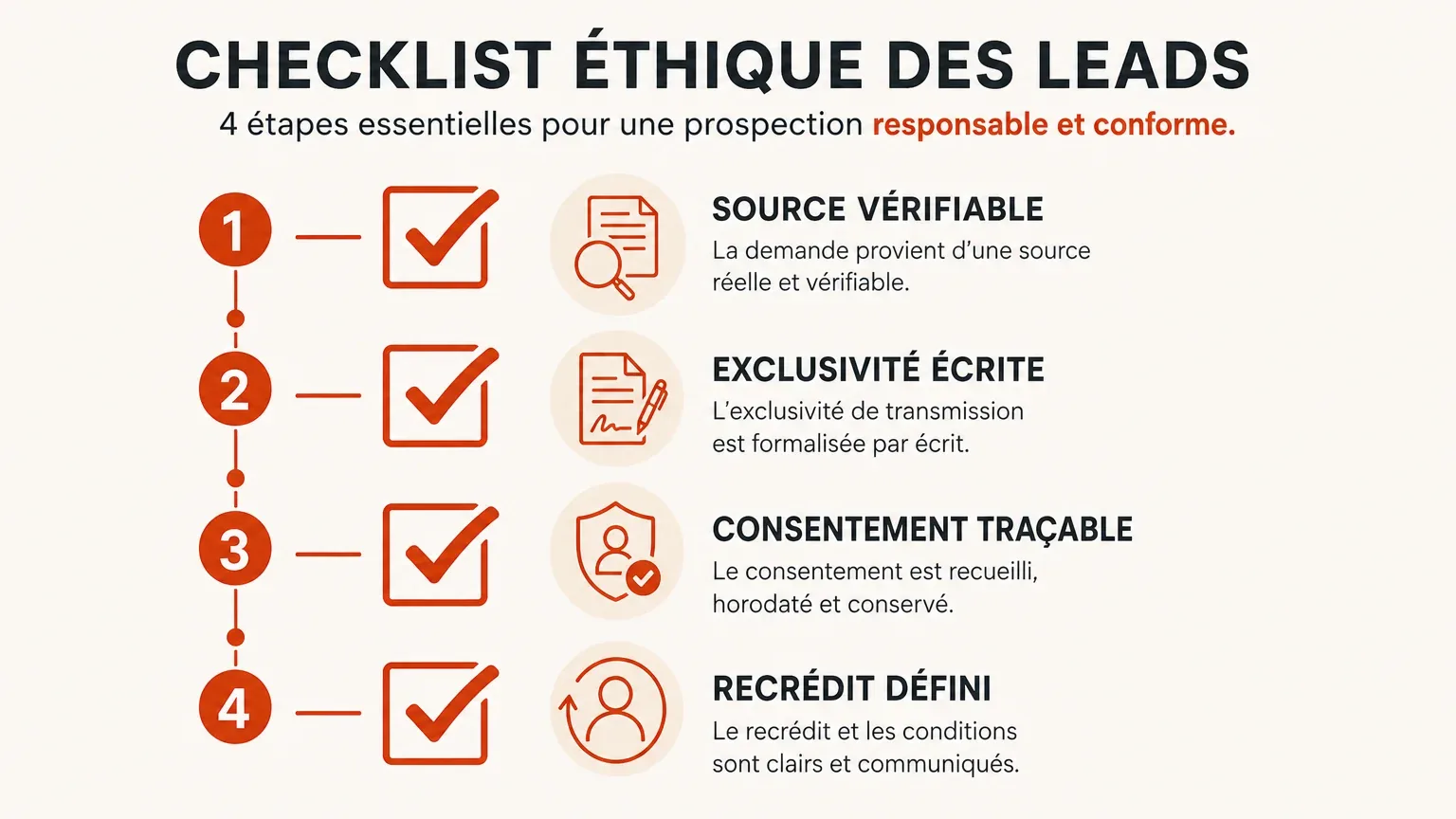 Checklist des critères pour choisir un fournisseur de leads fiable